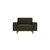 ATELIER DEL SOFA 1-Seat Sofa - fotelja Sparrow Loveseat Oil Green Walnut