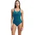 Arena performance swim pro solid blue cosmo/artic lime xl - uk38