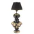 Opviq Stona lampa E27 Socket, Crno-Zlatna