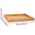 Vidaxl Servirni pladenj 60x60 cm trdna tikovina