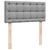 Vidaxl Box spring postelja z vzmetnico svetlo siv 100x200 cm blago