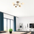Opviq Luster Camflo 10390, Metalni, Bronzana boja