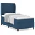 vidaXL vidaXL Box Spring Postelja z Blondom Modra 90x190 cm Tkanina, (22052330)