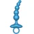 Playhouse Deep 5 Balls Anal Plug Vibrating with Remote Blue