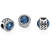 Pandora Luksuzna perla s temno modrim kristalom 791725NMB