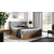 Boxspring postelja Wood 9 - 120x200 cm - hrast lancelot