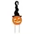 Autronic Buča Spooky pumpkin with hat - metal insert, orange (KOC515)