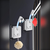 INF Adjustable No-Drill Shower Head Holder 2-Pack — Universal 4/5 Connector Silver, (5000158277)