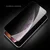 X-ONE Full Cover Extra Strong Privacy kaljeno staklo - za iPhone 15 Pro Max (puno ljepilo) crno