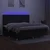 Vidaxl Box spring postelja z vzmetnico LED črna 200x200 cm blago