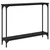 Konzolna stolica s policom Crni hrast 100 x 22,5 x 75 cm