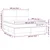 Vidaxl Box spring postelja z vzmetnico temno rjava 180x200 cm blago
