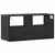 TV ormarić crni 80x31x39,5 cm Konstruirano drvo i metal