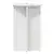 Stalak za biljke 2 pcs Bijela visokog sjaja O40 x 60 cm