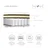 Kremno bela/v naravni barvi boxspring postelja s prostorom za shranjevanje 160x200 cm Asahi – Maison de Reve