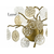 LUNA 214 zidna lampa 2*G9 bronza (9881)