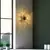 Opviq Zidna lampa Benek-15-14404, 15x18x15cm, IP20, Zlatna boje