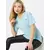 Reebok WOR AC TEE, ženska majica za fitnes, plava GI6811