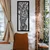 Wallity Zidna dekoracija Vuslat, 20x51 cm, 1.2mm, Crna