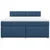 vidaXL vidaXL Box spring postelja z vzmetnico modra 180x200 cm blago, (21308848)