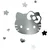 PALADONE HELLO KITTY MIRROR stenske nalepke