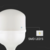 LED sijalica T120 E27/40W/230V 6500K