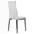VEVOR Set jedilnih stolov 6 kosov 465x405x97 cm bela