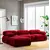 Atelier del Sofa L1 O1 1R Puf Bubble Corner Ugaona garnitura, Crvena