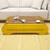 Hanah Home Cool Klub sto, 120x30x63.6, Orah-žuti