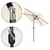 ModernHome Ugaoni suncobran, 2,7m, Bež