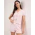 Trendyol Milla Ženski set pidžame Thmss25Pt00434, Roze