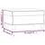 Tabure krem 70 x 55 x 41 cm od mikrovlakana