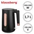slomart Klausberg grelnik vode KB-7889, črn/rose gold, 1,7l