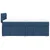Vidaxl Box spring postelja z vzmetnico modra 100x200 cm blago