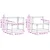 Set vanjskih sofa s jastukom 4 pcs Prirodna i crna