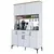 Hanah Home Komoda JE177 3423, 120x184.2x40 cm, Bela