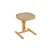 Hanah Home pomoćni sto Opus Kare 42, 42 cm, hrast / sivi / mermer