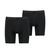 PUMA Sport Mens Microfiber Long Boxers 2 Pack, Black