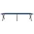Sklopivi kamperski krevet 2 pcs Plava 210 x 80 x 46 cm