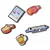 Crocs Dodatki JIBBITZ APRES FOOD AND DRINK 5 PACK Večbarvna
