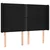 Vidaxl Box spring postelja z vzmetnico LED črna 140x190 cm blago