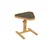 Hanah Home pomoćni sto Opus Ucgen 46, 46 cm, hrast / crni mermer