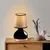 Opviq Stona lampa 8032, 17x17x33 cm, IP20, Crno-smeđa