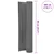 Dvostrana vrtna ograda PVC 90 x 300 cm siva