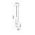 Sollux SL.0955 - Luster na sajli LOOPEZ 3xGU10/10W/230V okrugli crna/zlatna
