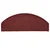 Prostirke za stepenice 15 kom 65x24x4 cm Bordo poluokrugle velike