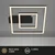 Briloner - LED plafonsko svetlo FRAME LED/22W/230V 3000K 30x32 cm crna