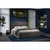 Boxxx OBLAZINJENA POSTELJA 140 cm x 200 cm , tekstil temno siva