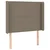 Vidaxl Box spring postelja z vzmetnico taupe 90x200 cm blago