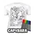 CAPIBARA majica za slikanje + 10 pralnih flomastrov 7-8 let